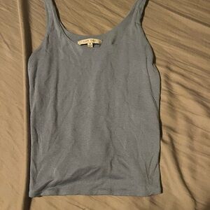 basic blue tank top